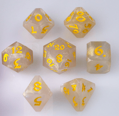 7pc RPG Set - Embers of Chaos - WordFanGirl x Die Hard Dice
